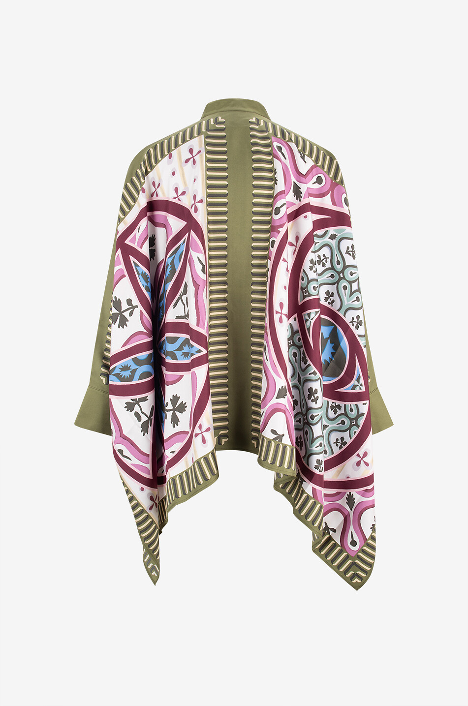 LA DOUBLEJ Chemise à manches longues en soie Eclipse Placée Foulard Femme MULTICOLORE 2