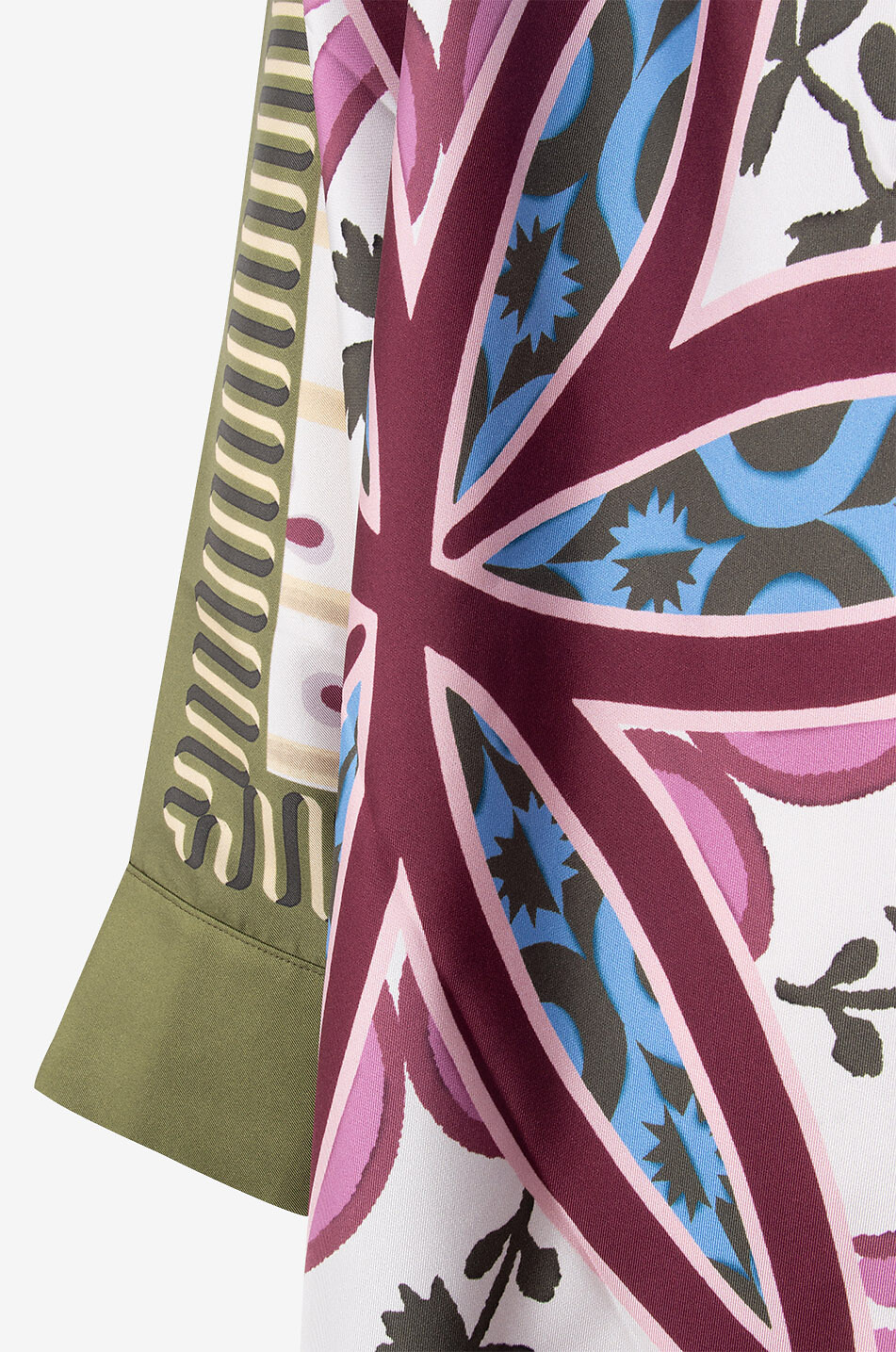 LA DOUBLEJ Chemise à manches longues en soie Eclipse Placée Foulard Femme MULTICOLORE 3