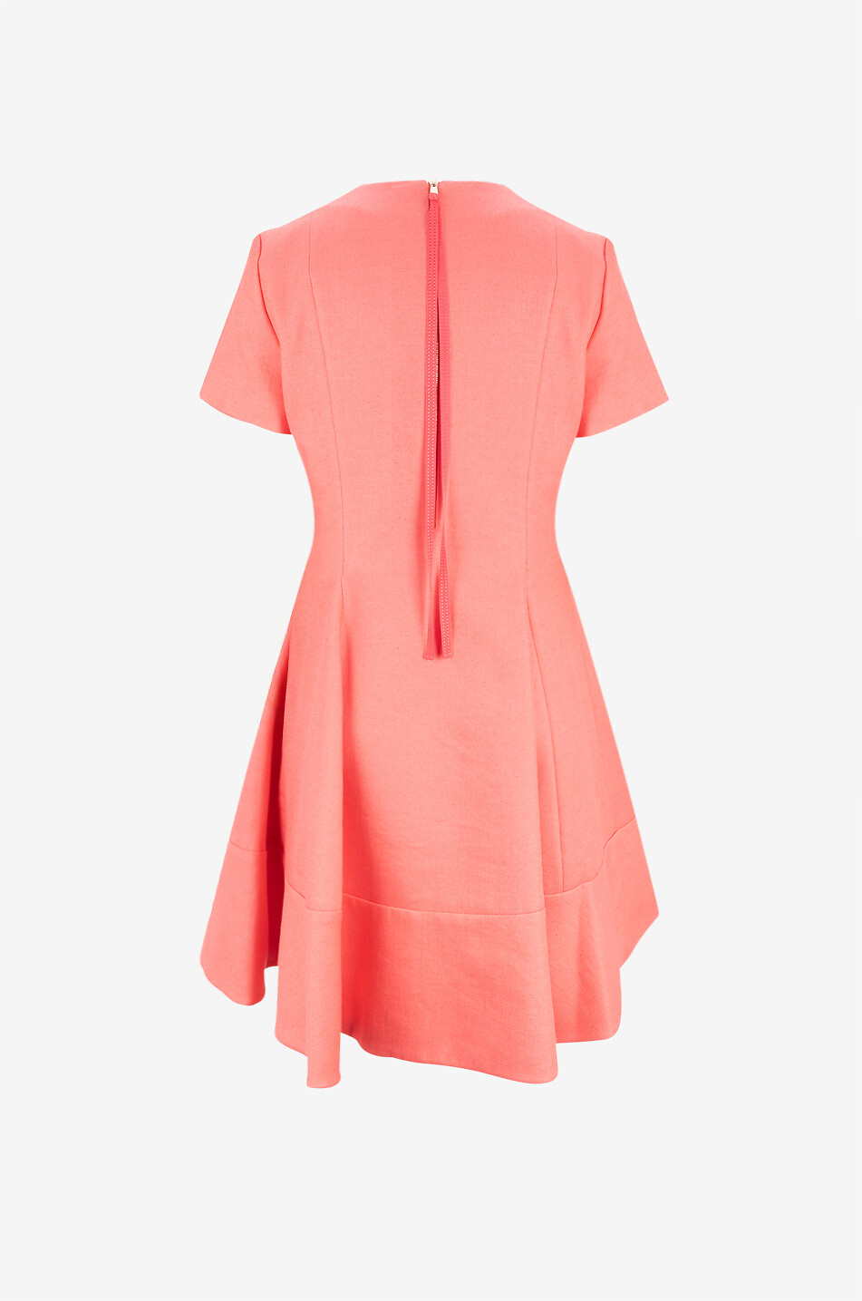 SLY 010 Kurzes Kleid aus Leinen Tracy Damen HELLROT 2