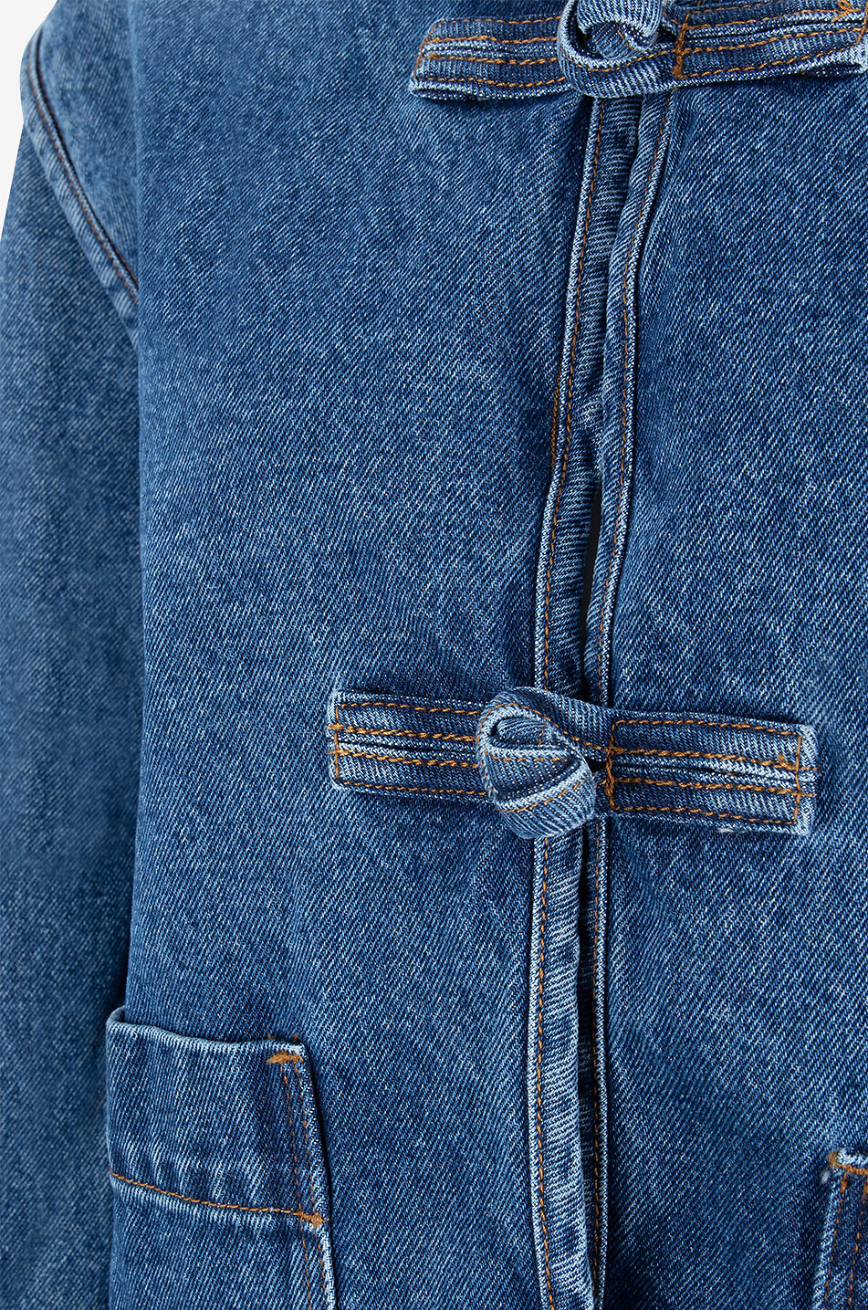 SOEUR Jacke aus Baumwolle und recycelter Baumwolle Agatha Damen BLAU 3