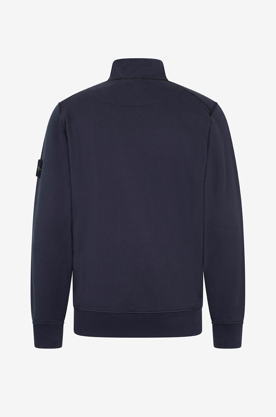 STONE ISLAND 6100619 Organic Fleece half-zip sweatshirt Men DARK BLUE 2