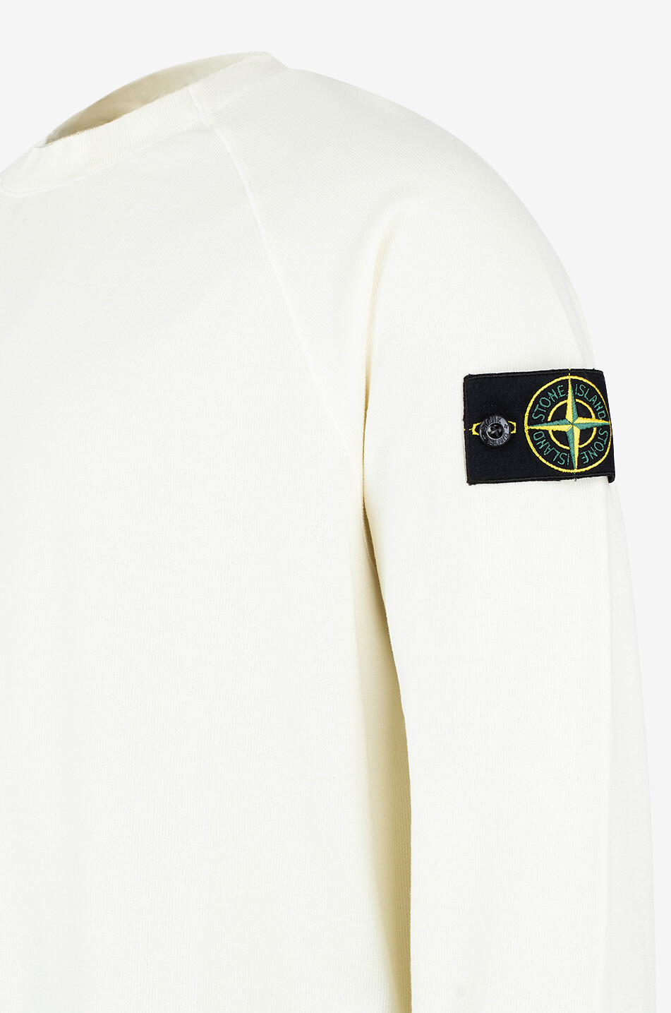 STONE ISLAND Pullover mit Rundhalsausschnitt aus Baumwolle 6100023 Herren Hellbeige 3