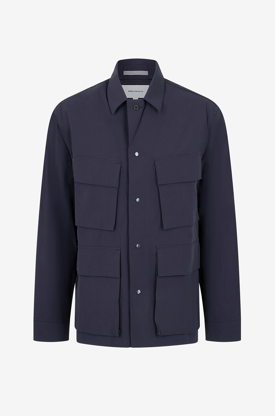 NORSE PROJECTS Hemdjacke aus High-Tech-Fasern Mads Herren DUNKELBLAU 1