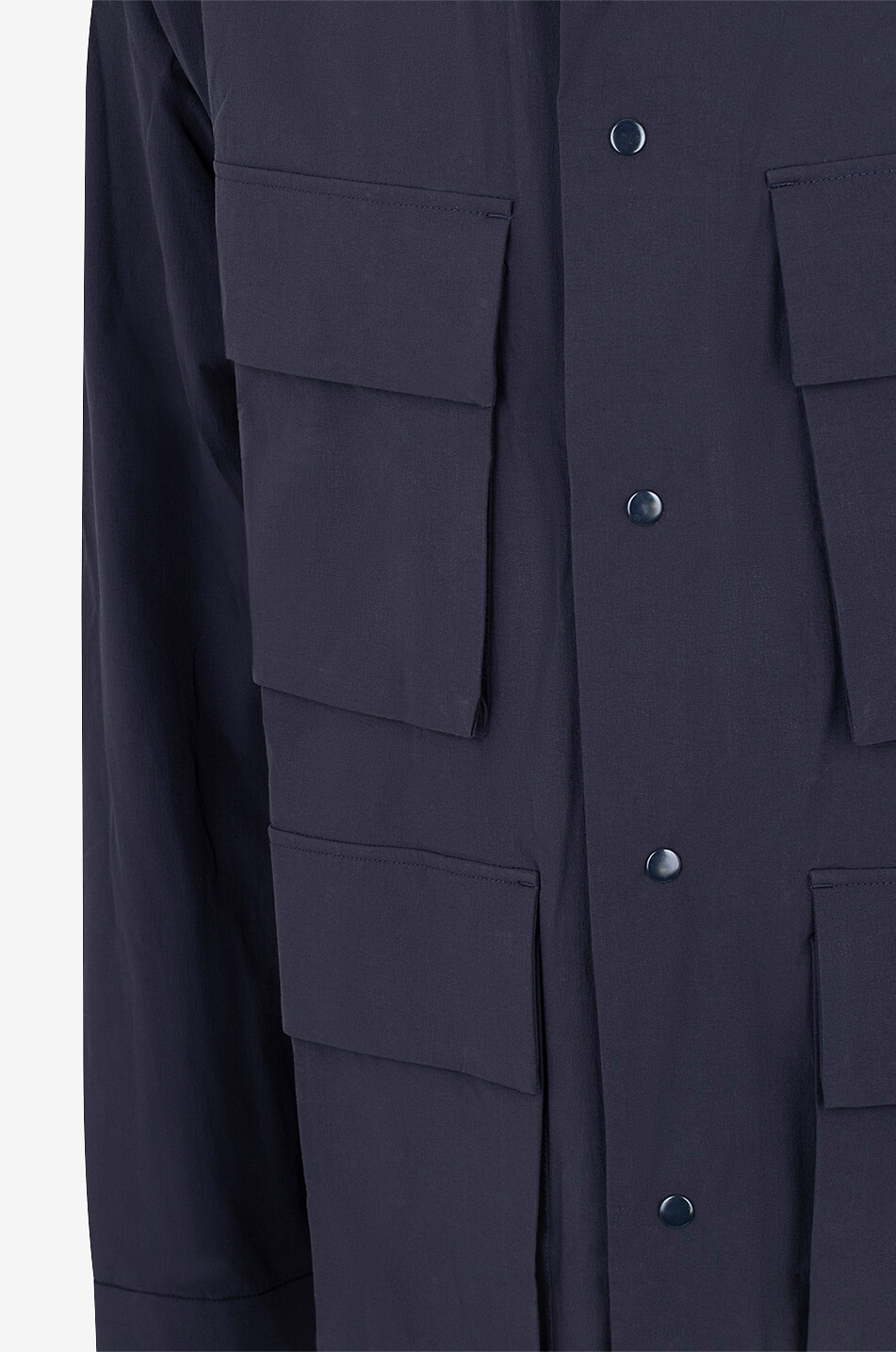 NORSE PROJECTS Hemdjacke aus High-Tech-Fasern Mads Herren DUNKELBLAU 3