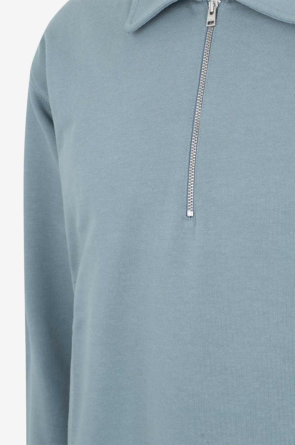 NORSE PROJECTS Polo sweat à col zippé en coton biologique Ketel Homme BLEU 3