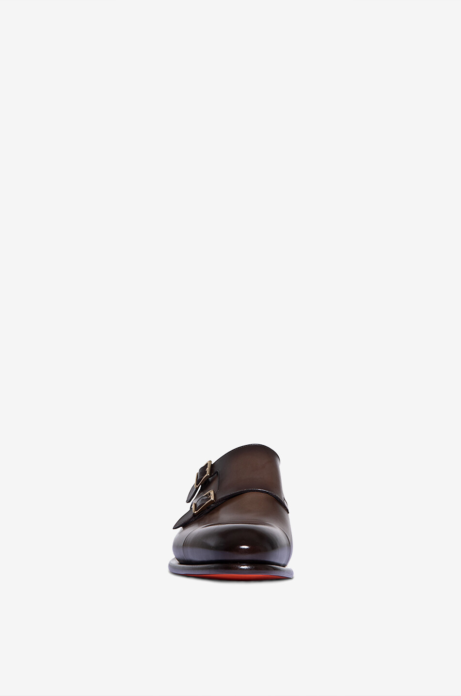 SANTONI Derbies à boucles en cuir Homme MARRON MOYEN 2