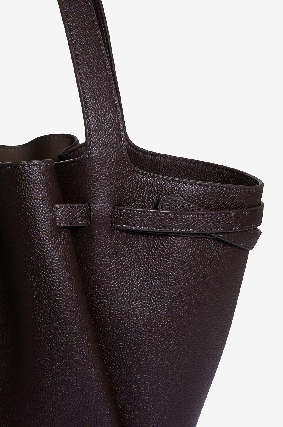 TORY BURCH Cabas en cuir Romy Femme MARRON FONCÉ 5