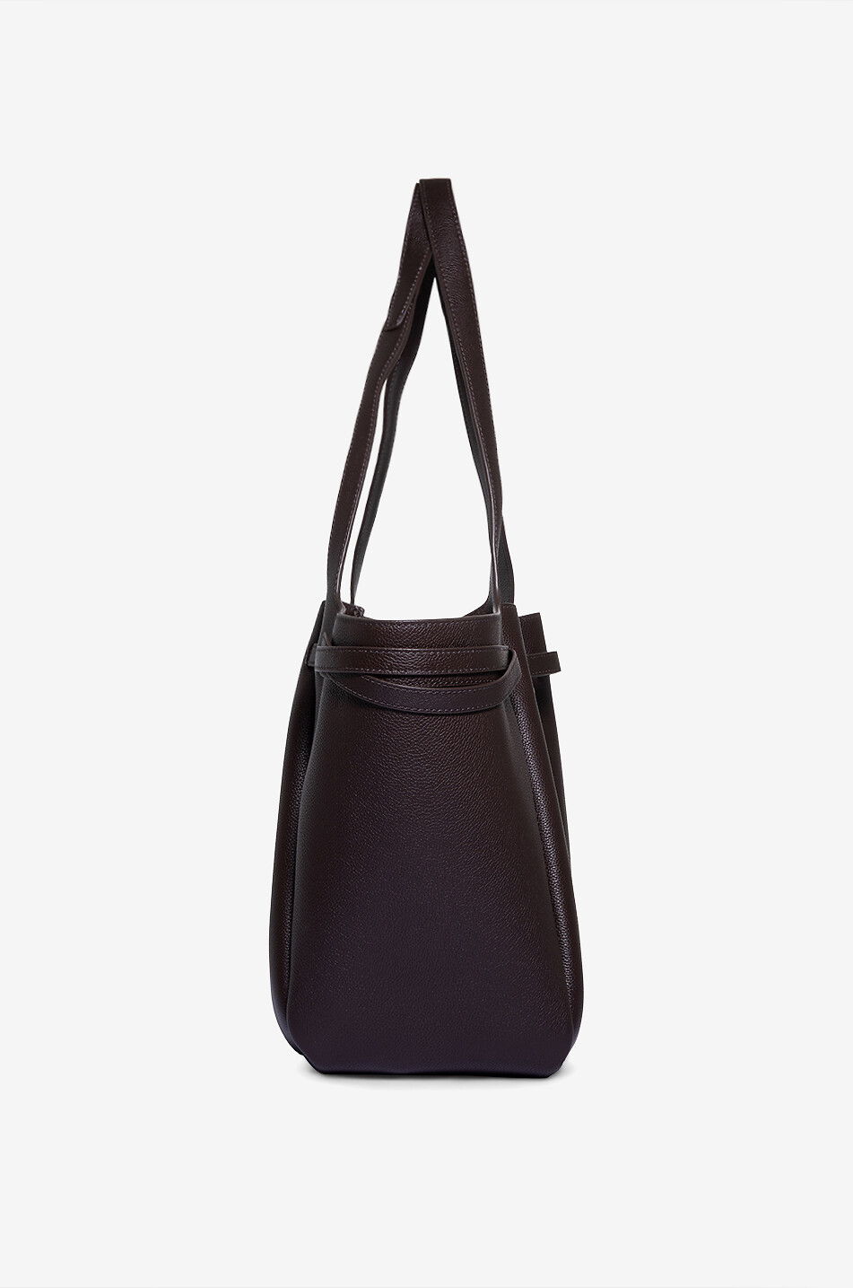 TORY BURCH Cabas en cuir Romy Femme MARRON FONCÉ 4