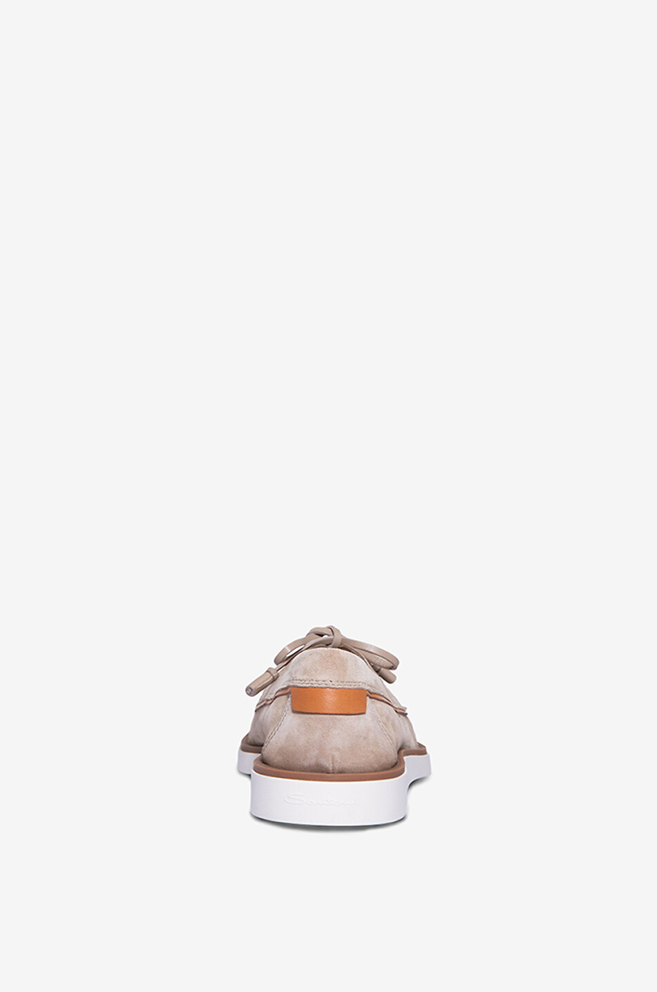 SANTONI Suede loafers Men Medium beige 4