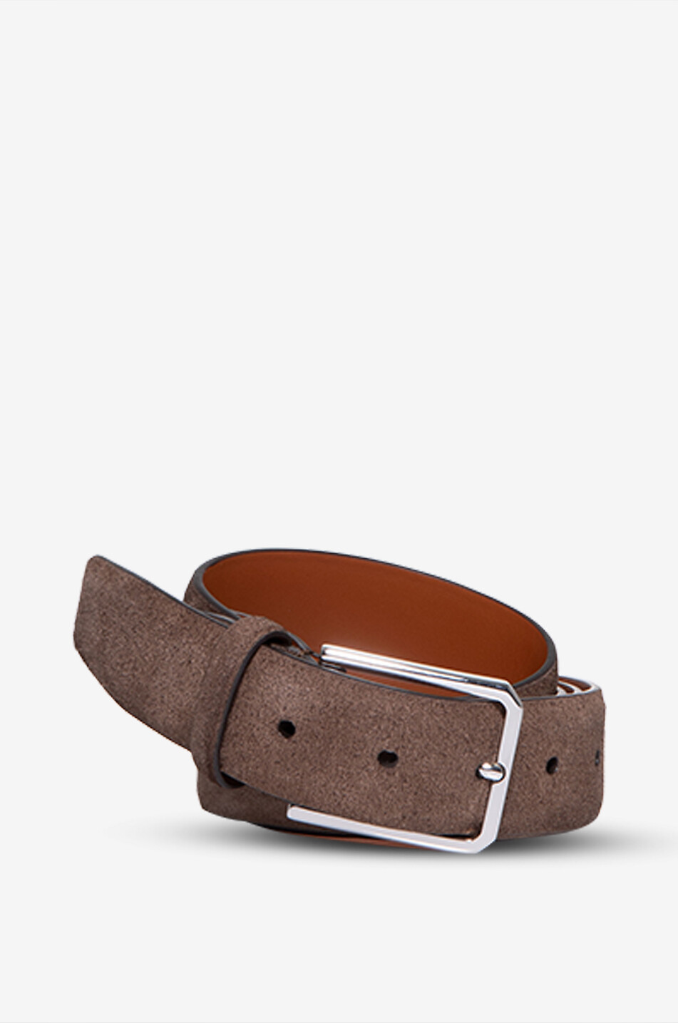SANTONI Gürtel aus Leder Herren DUNKELBRAUN 1