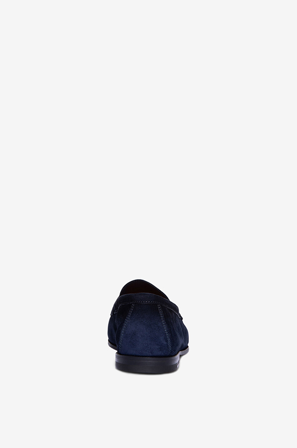 SANTONI Carlo suede loafers Men DARK BLUE 4