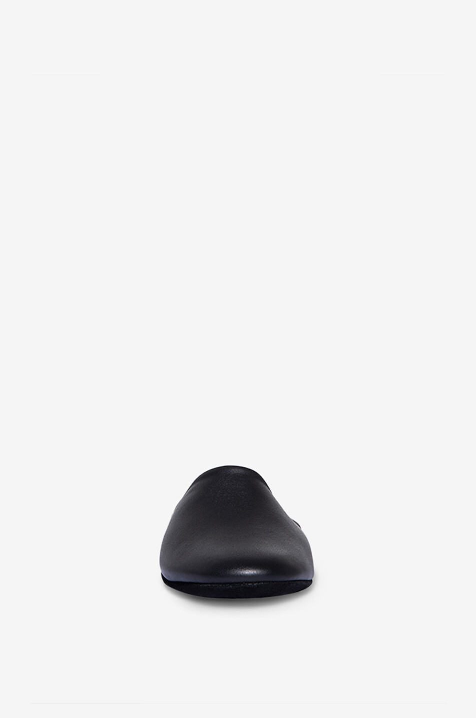 Leather slippers