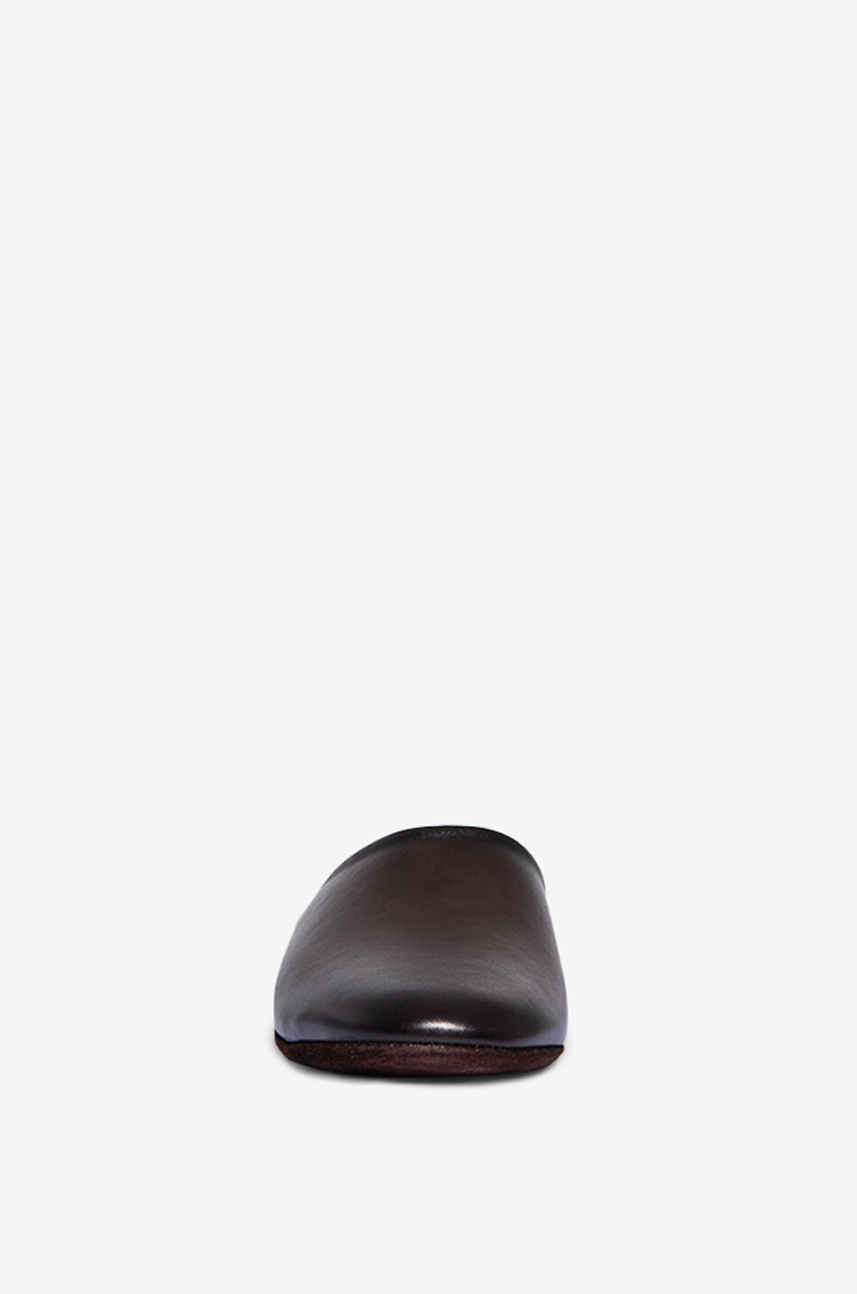 Leather slippers