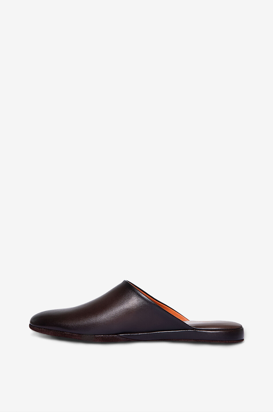Leather slippers
