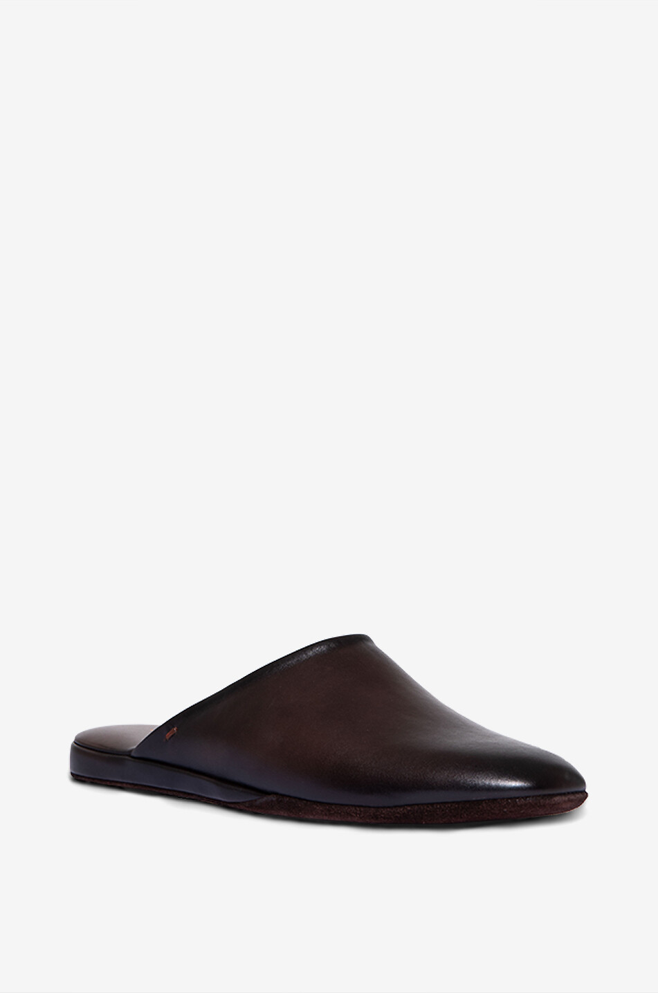 Leather slippers
