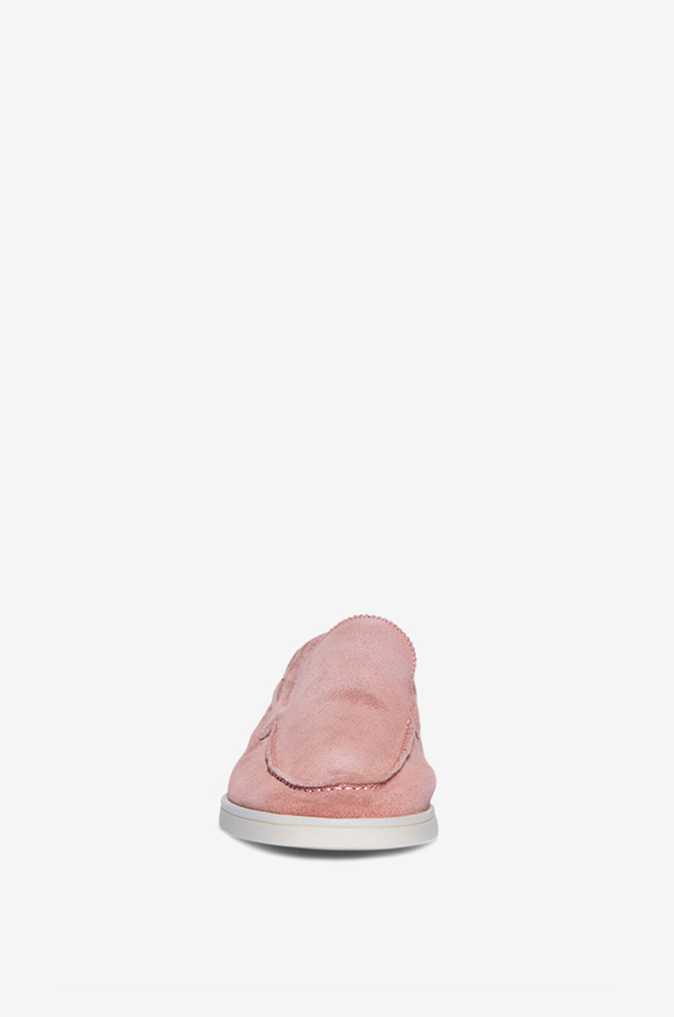 AURELIEN Mocassins en daim souple Yacht Homme ROSE CLAIR 2