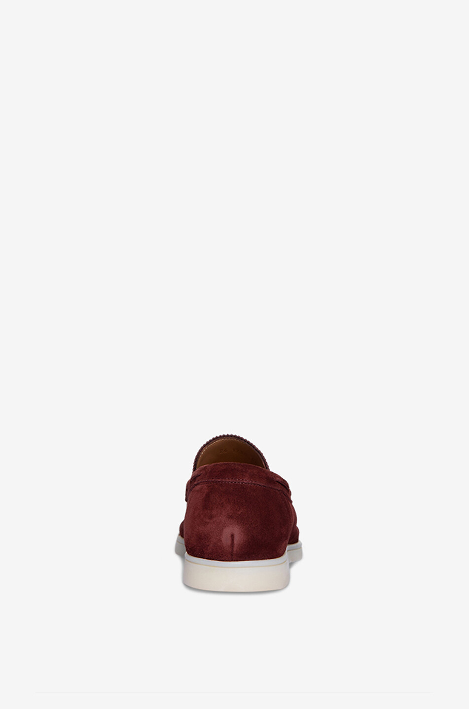 AURELIEN Mocassins en daim souple Yacht Homme ROUGE FONCÉ 5