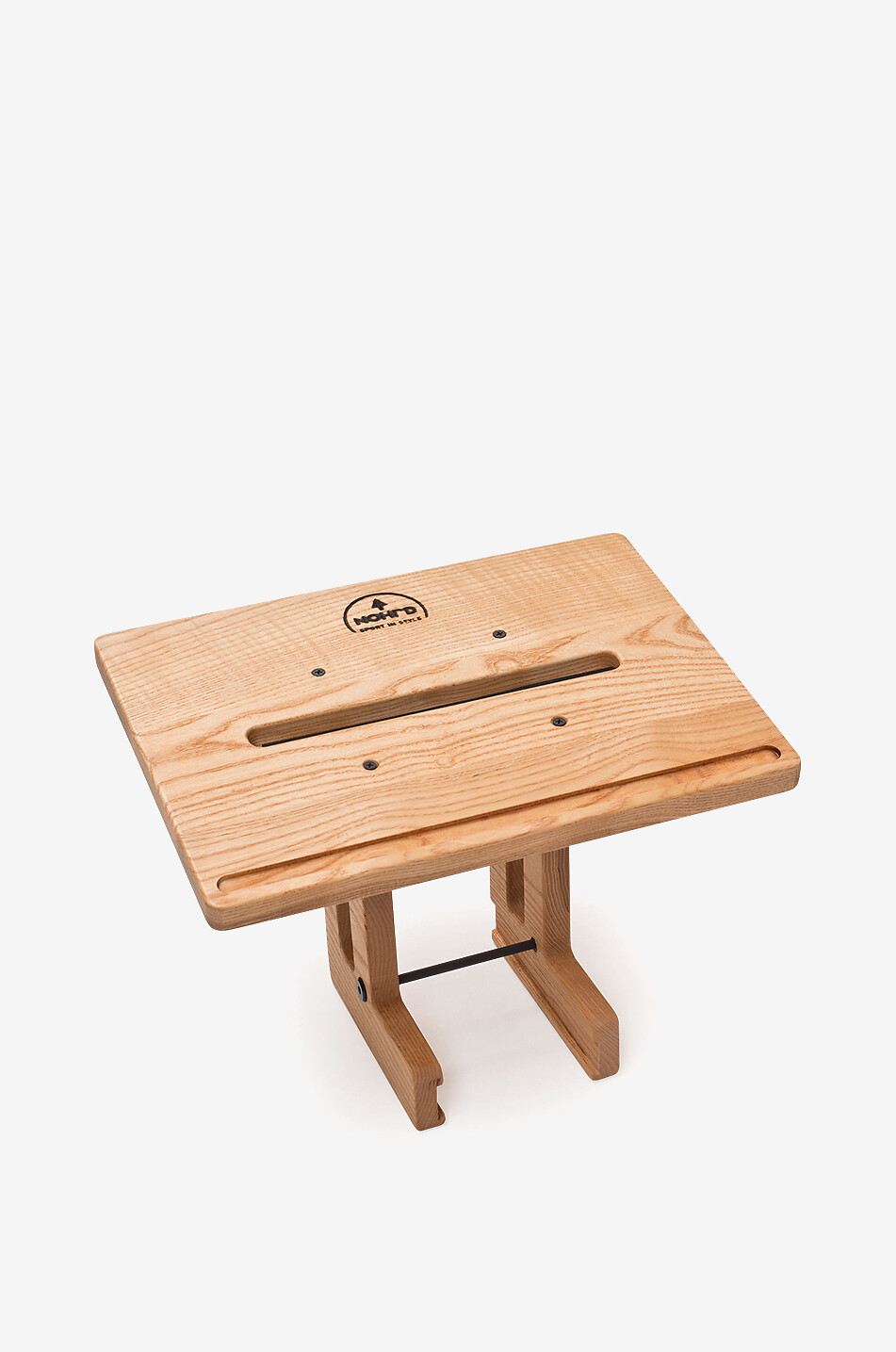 Ash wood tablet and laptop stand