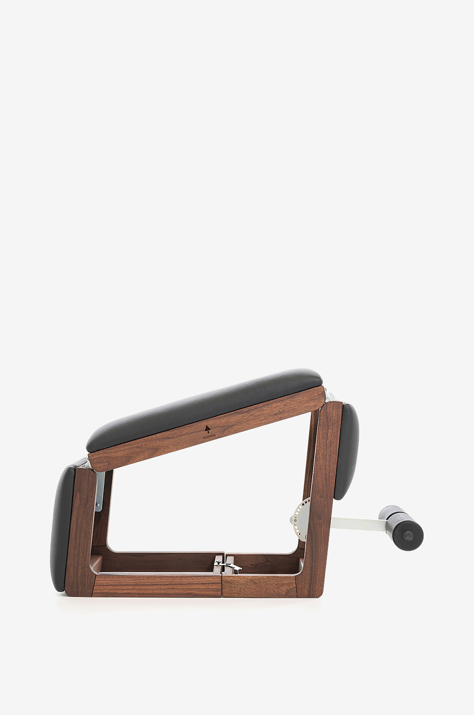 WATERROWER Banc d'abdominaux 3 en 1 noyer et cuir Unisexe MARRON FONCÉ 2
