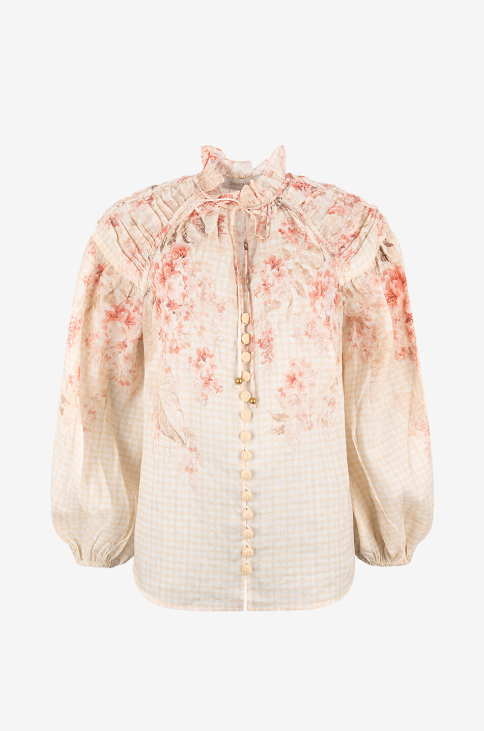 Blouse en ramie fleuri Illuminate Billow