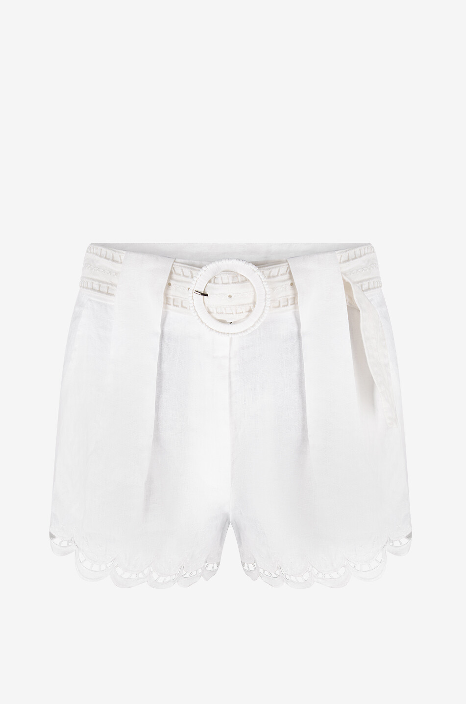 FARM RIO Short en lin Femme BLANC 1