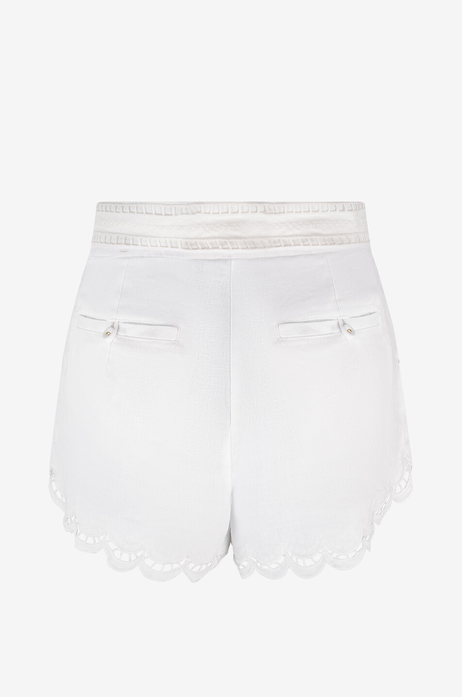 FARM RIO Short en lin Femme BLANC 2