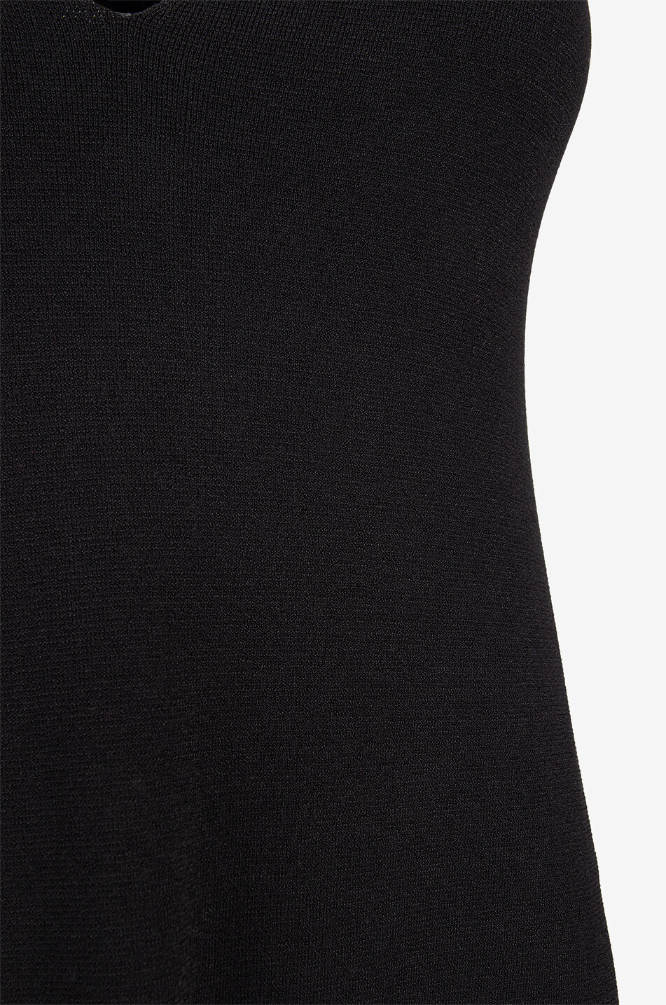 KHAITE Langes ärmelloses Strickkleid Keran Damen SCHWARZ 3