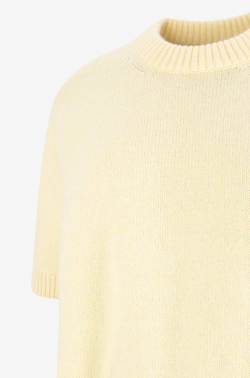 KHAITE Pull à manches courtes en cachemire Davin Femme JAUNE 3