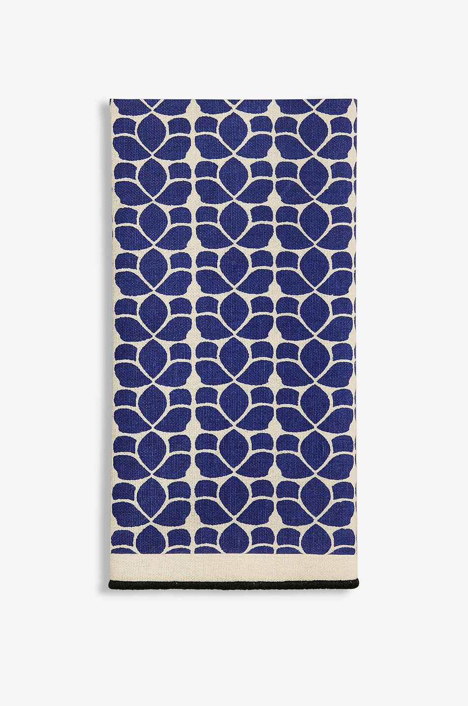 MAISON SARAH LAVOINE Serviette de table en toile Flore Maison BLEU MOYEN 2