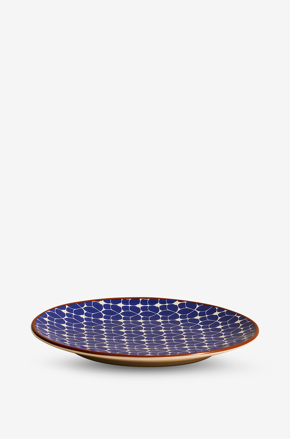 MAISON SARAH LAVOINE Dessertteller aus Steingut Flore Outremer Haus MITTELBLAU 1