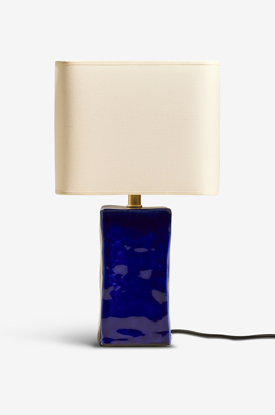 MAISON SARAH LAVOINE Lampe en céramique et tissu Nomad Maison BLEU MOYEN 1