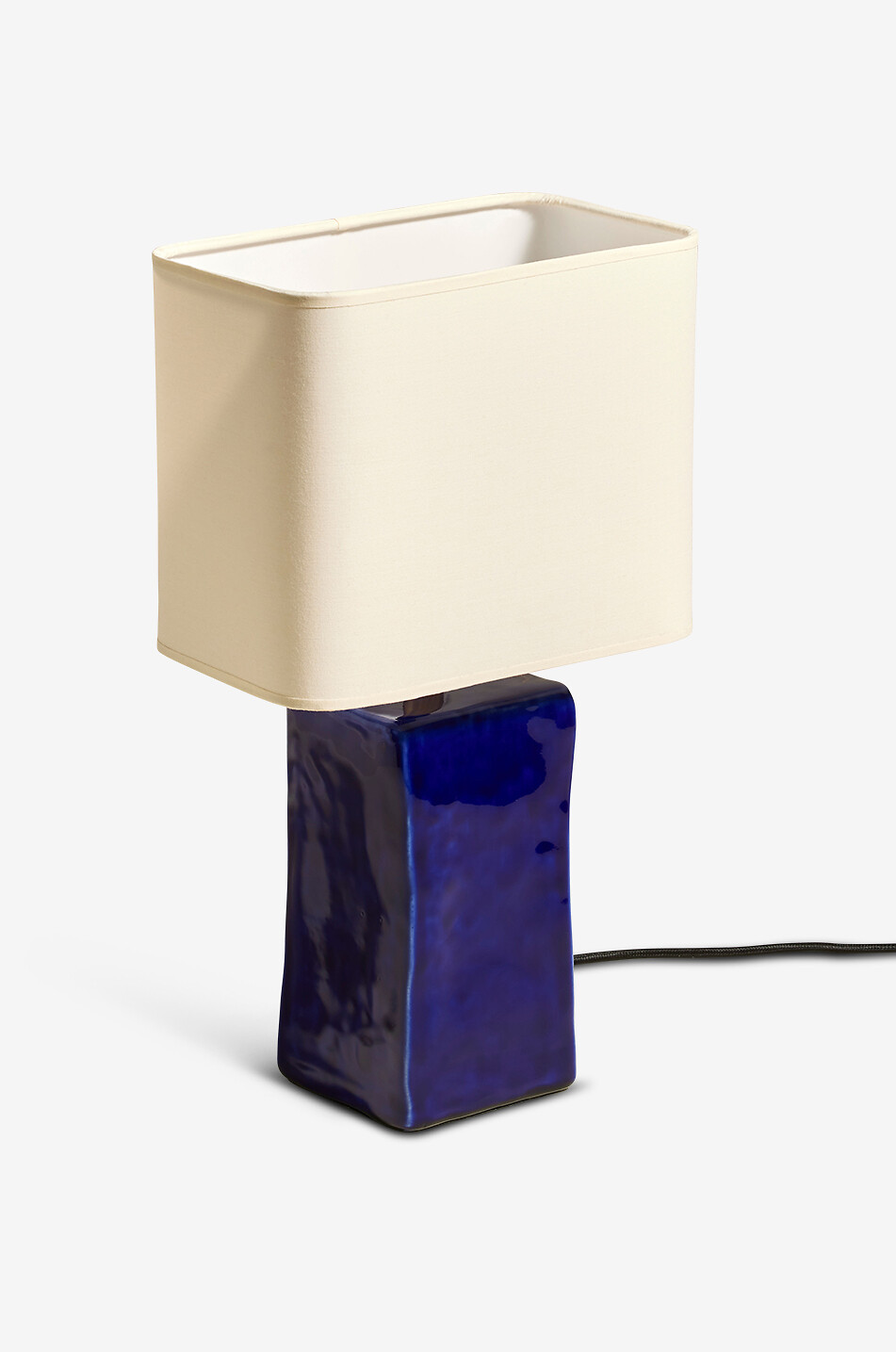 MAISON SARAH LAVOINE Lampe en céramique et tissu Nomad Maison BLEU MOYEN 2