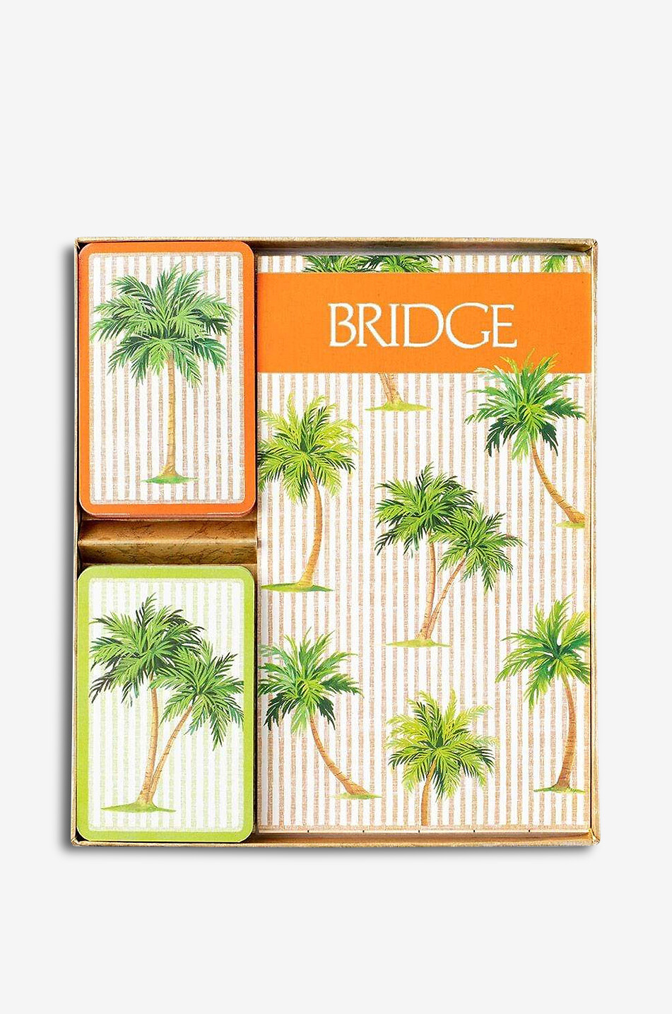 Coffret cadeau de jeu de cartes de bridge