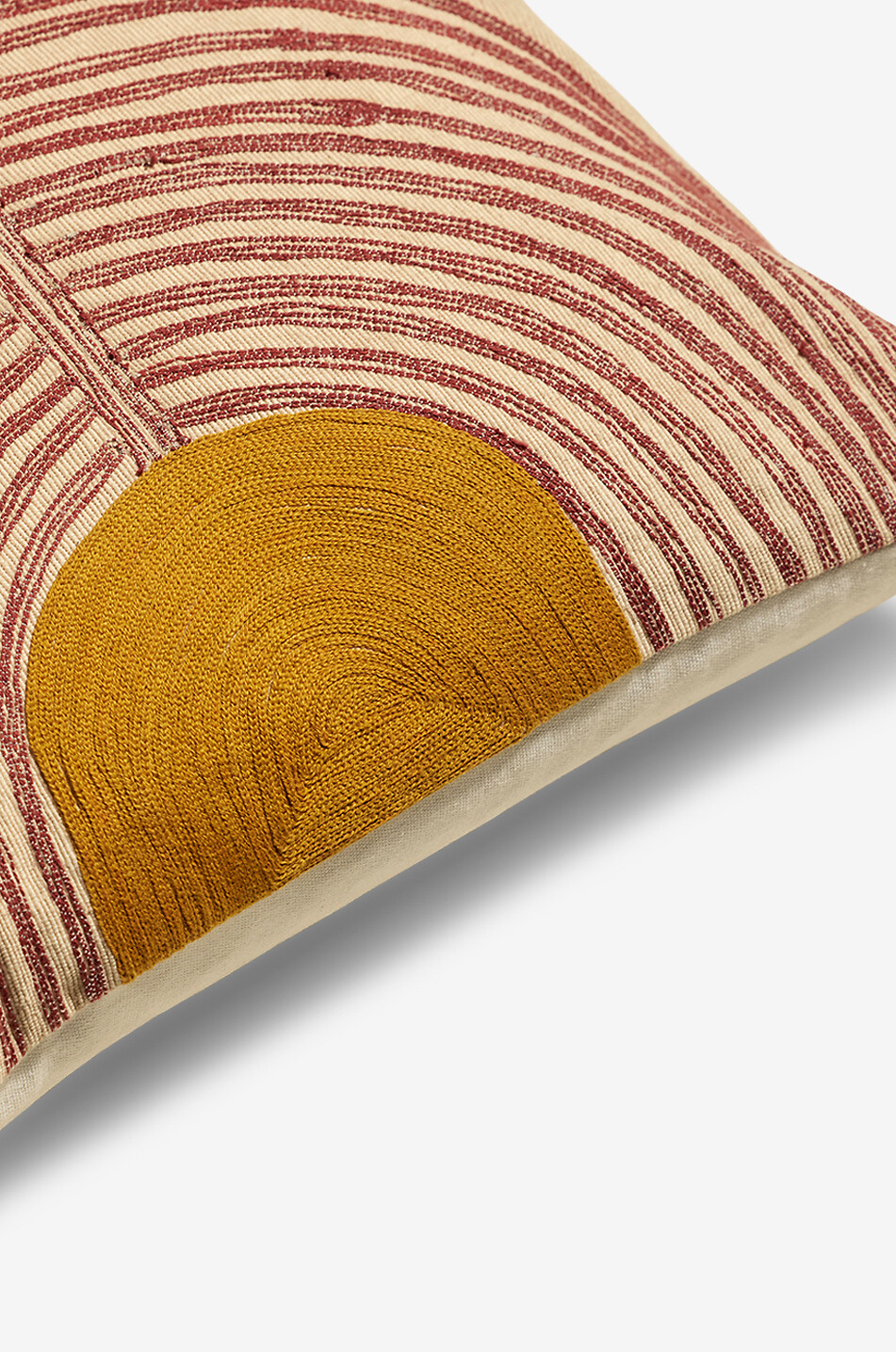 MAISON SARAH LAVOINE Coussin carré en coton et laine Mirage Maison MULTICOLORE 3