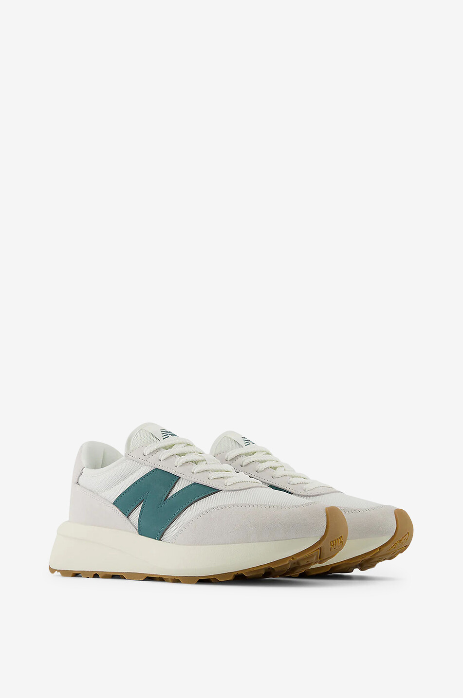NEW BALANCE Niedrige Sneakers aus Wildleder U 370 Classic Herren GRÜN 1