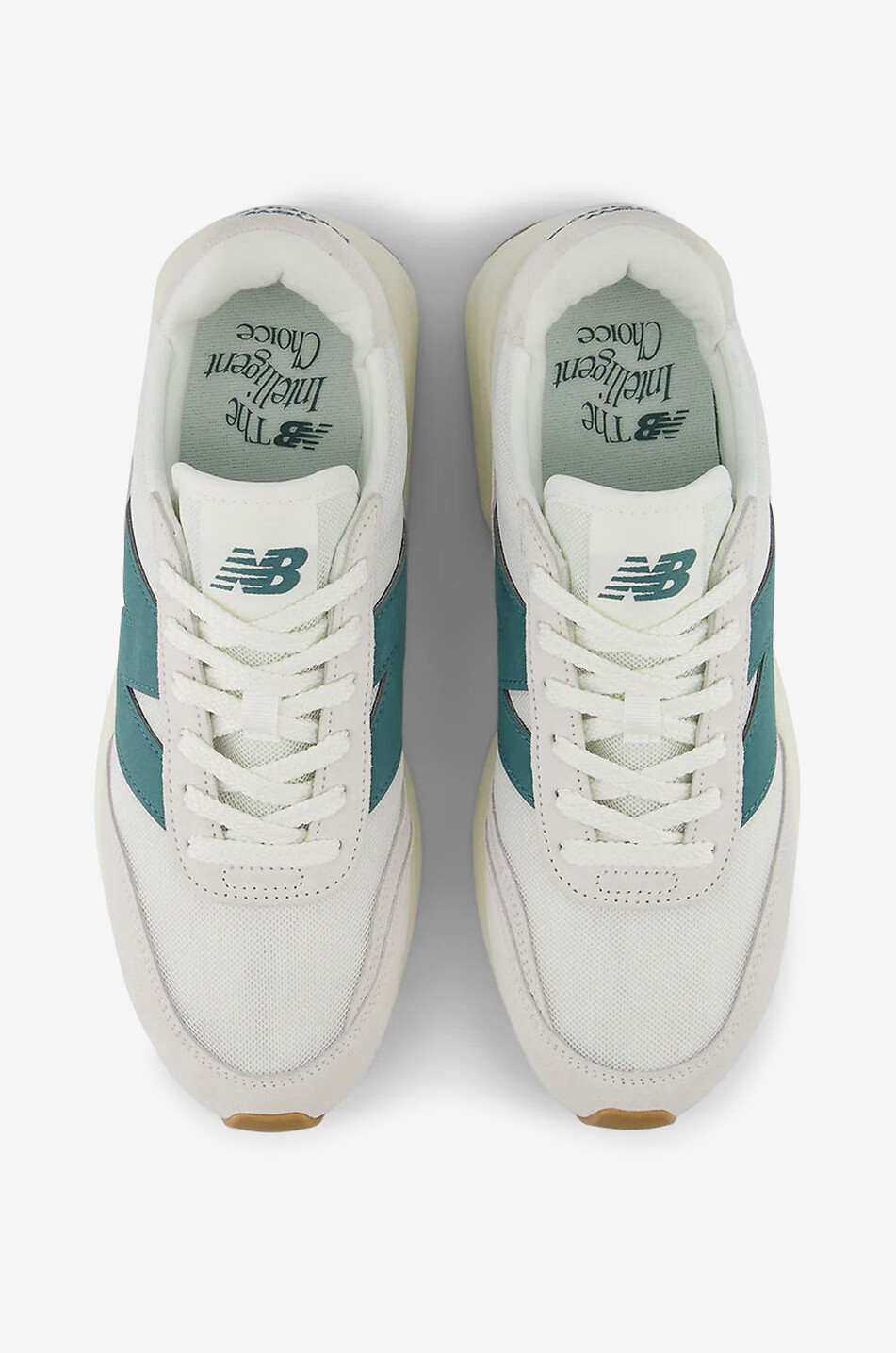 NEW BALANCE Niedrige Sneakers aus Wildleder U 370 Classic Herren GRÜN 3