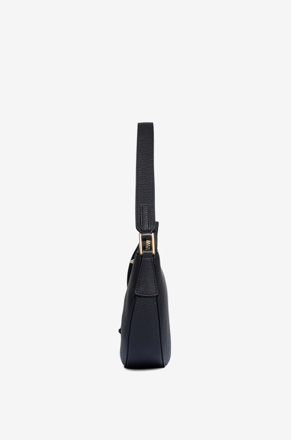 Sac hobo en cuir grainé Smile Small