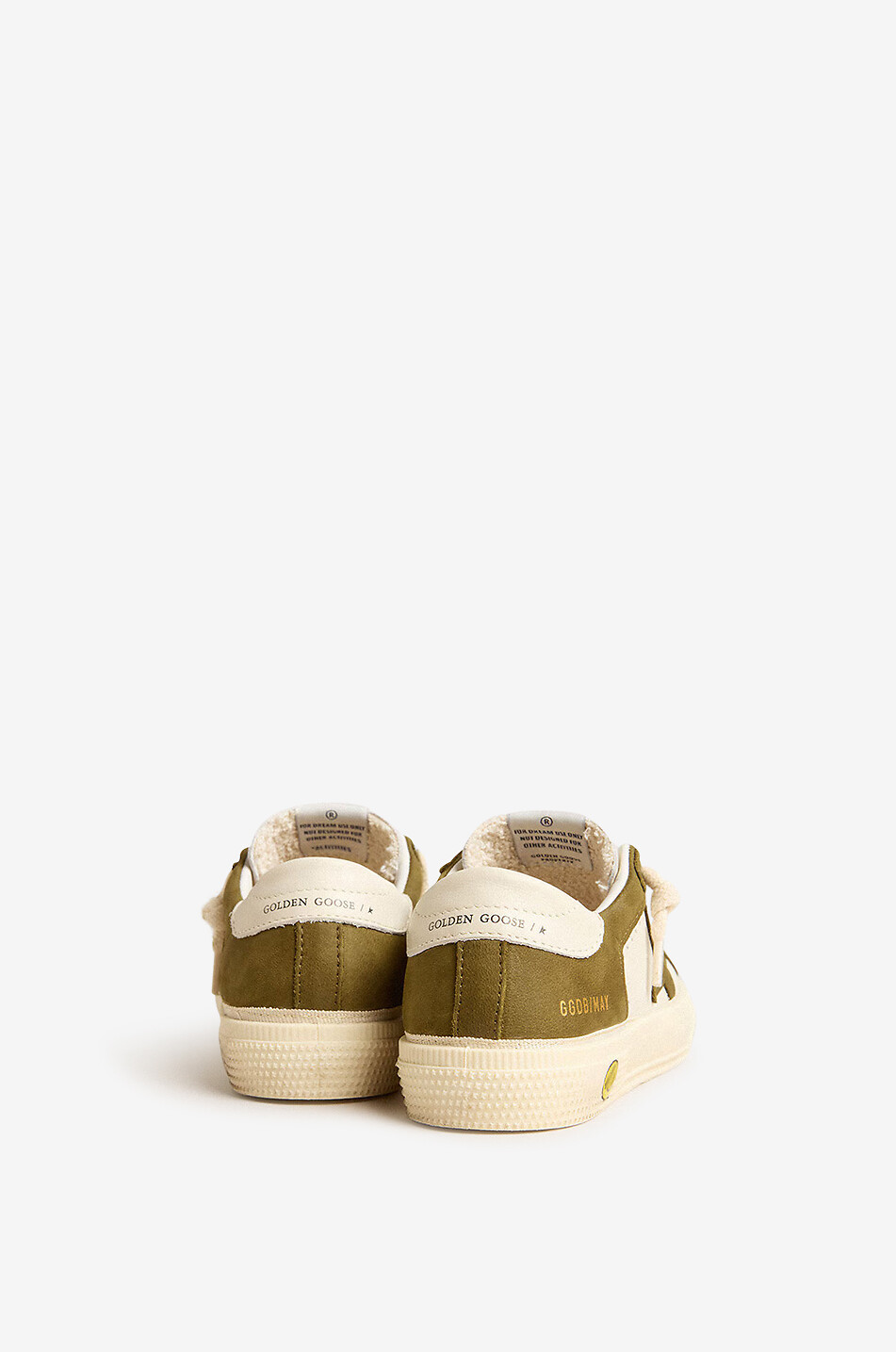 GOLDEN GOOSE Niedrige Jungen-Ledersneakers May Young Junge KHAKI 5