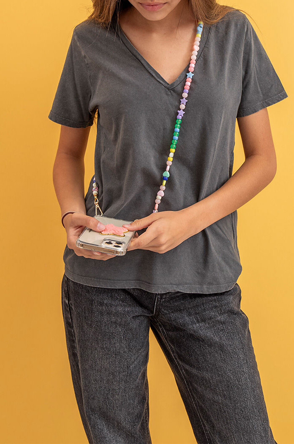 LACOQUEFRANCAISE Chaîne pour téléphone enfant Tiana Fille MULTICOLORE 3