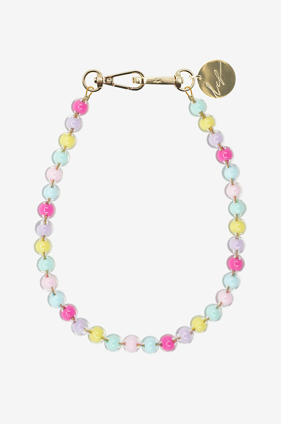 LACOQUEFRANCAISE Elona kids' beaded phone necklace and chain strap Girl MULTI COLOURED 1