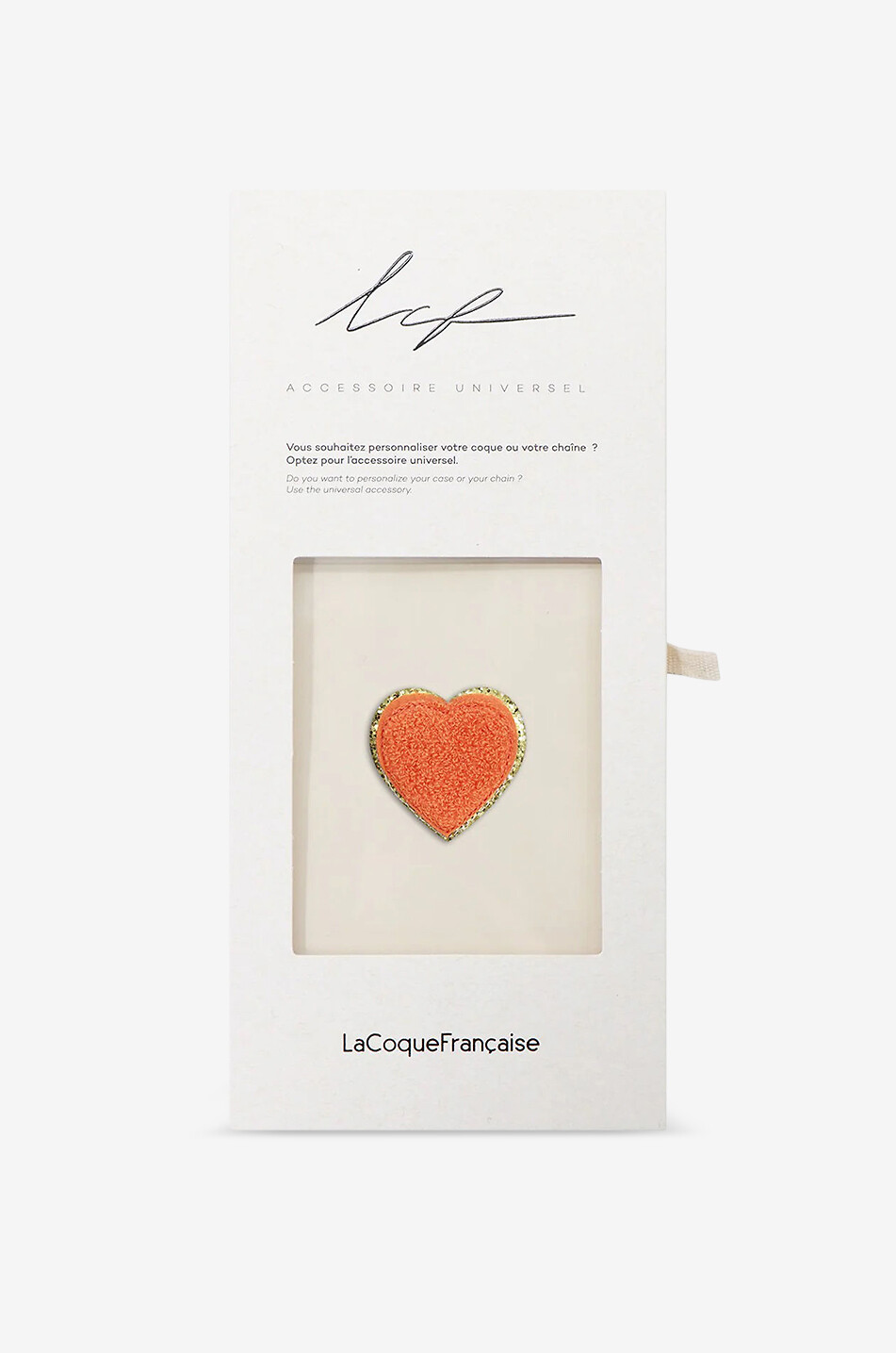 LACOQUEFRANCAISE Aufkleber für Kinder Herz Mädchen ORANGE 2