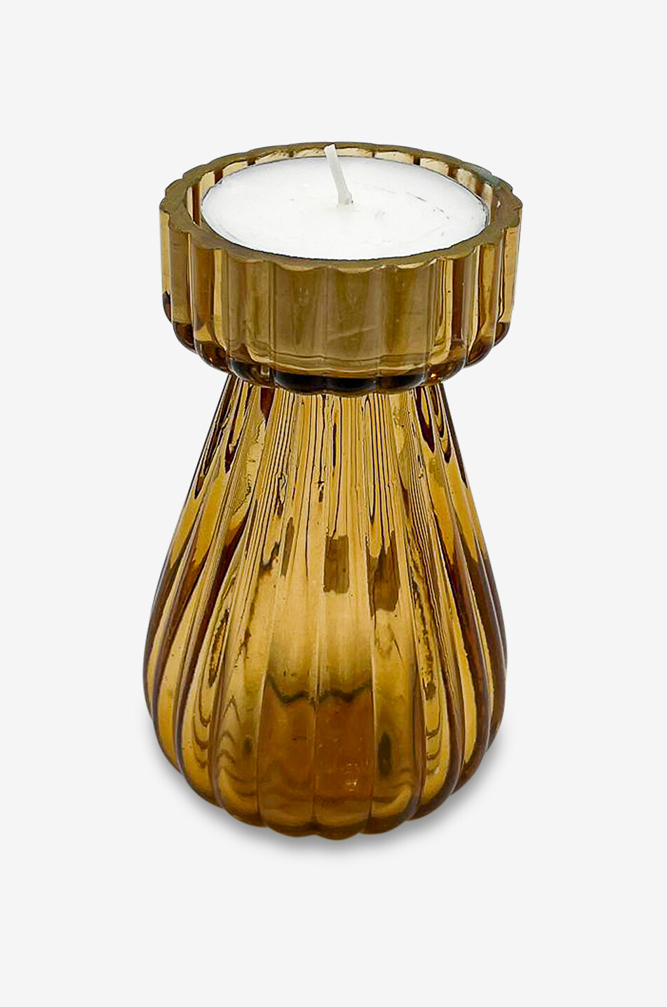 Transparentes Windlicht