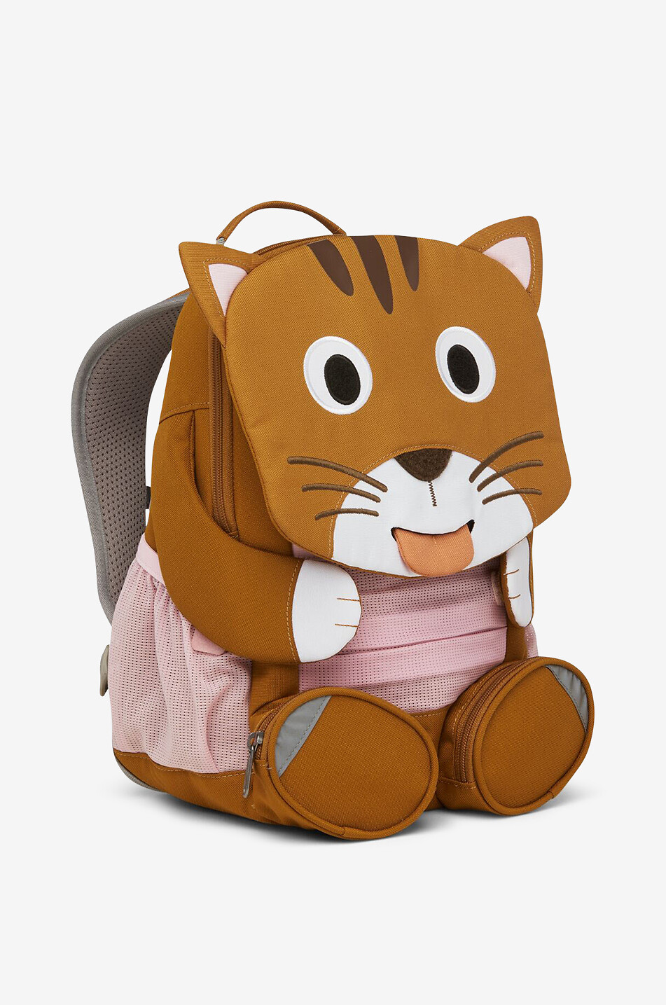 AFFENZAHN Sac à dos enfant Grand Ami Chat Unisexe MARRON 4