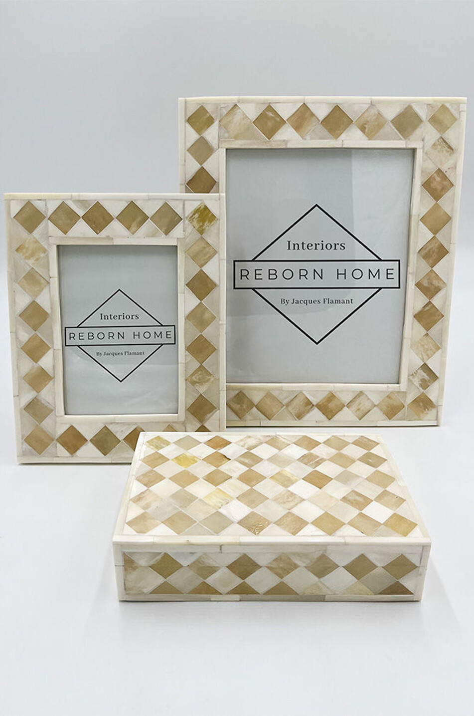 JF. THE REBORN HOME Photo frame Home BEIGE 2