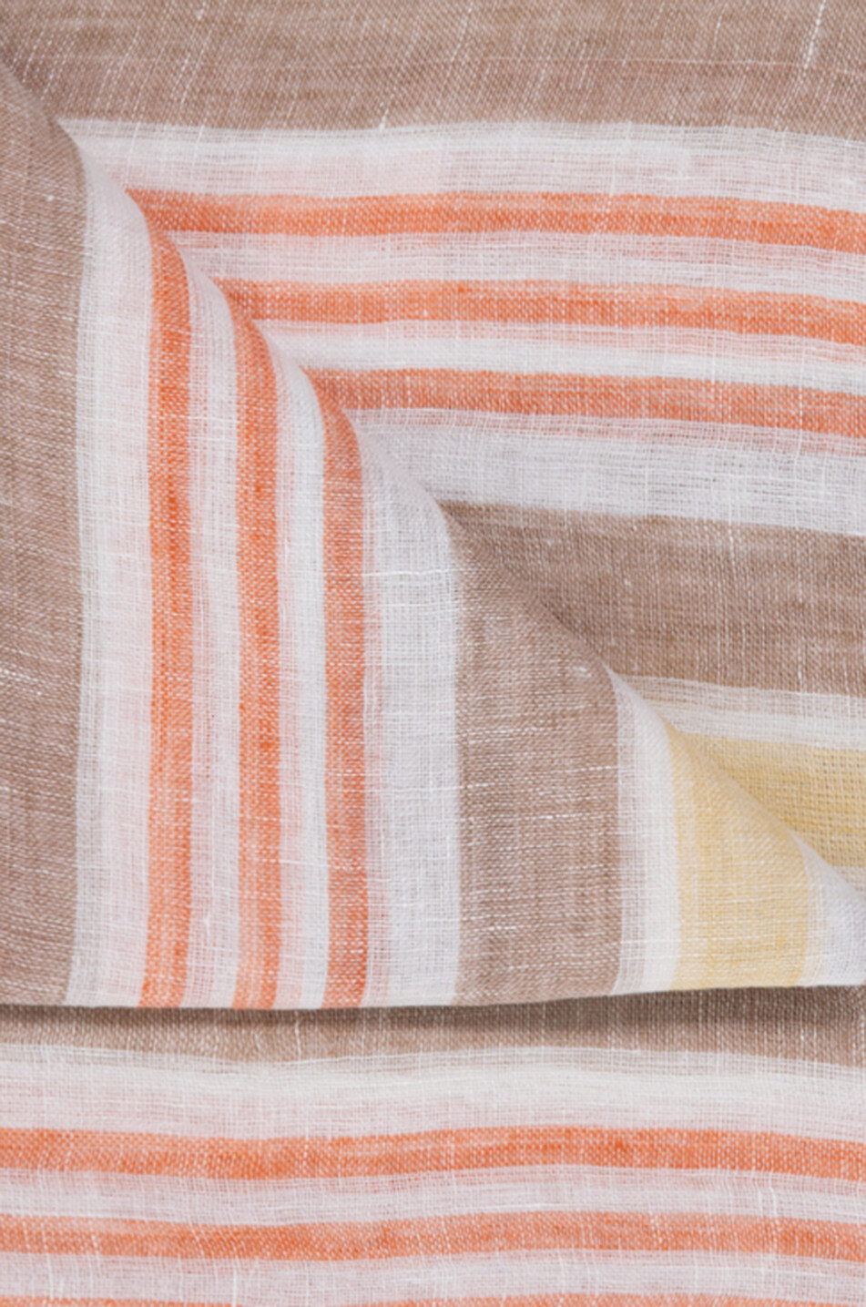 19 ANDREA'S 47 Linky striped linen scarf Men MULTI COLOURED 2