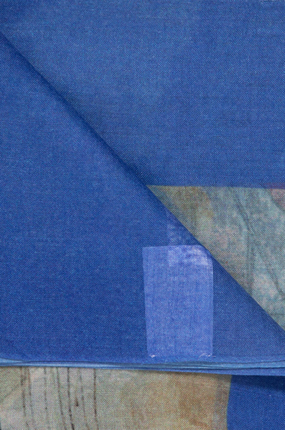 19 ANDREA'S 47 Écharpe en cachemire et soie Milano Homme BLEU MOYEN 2