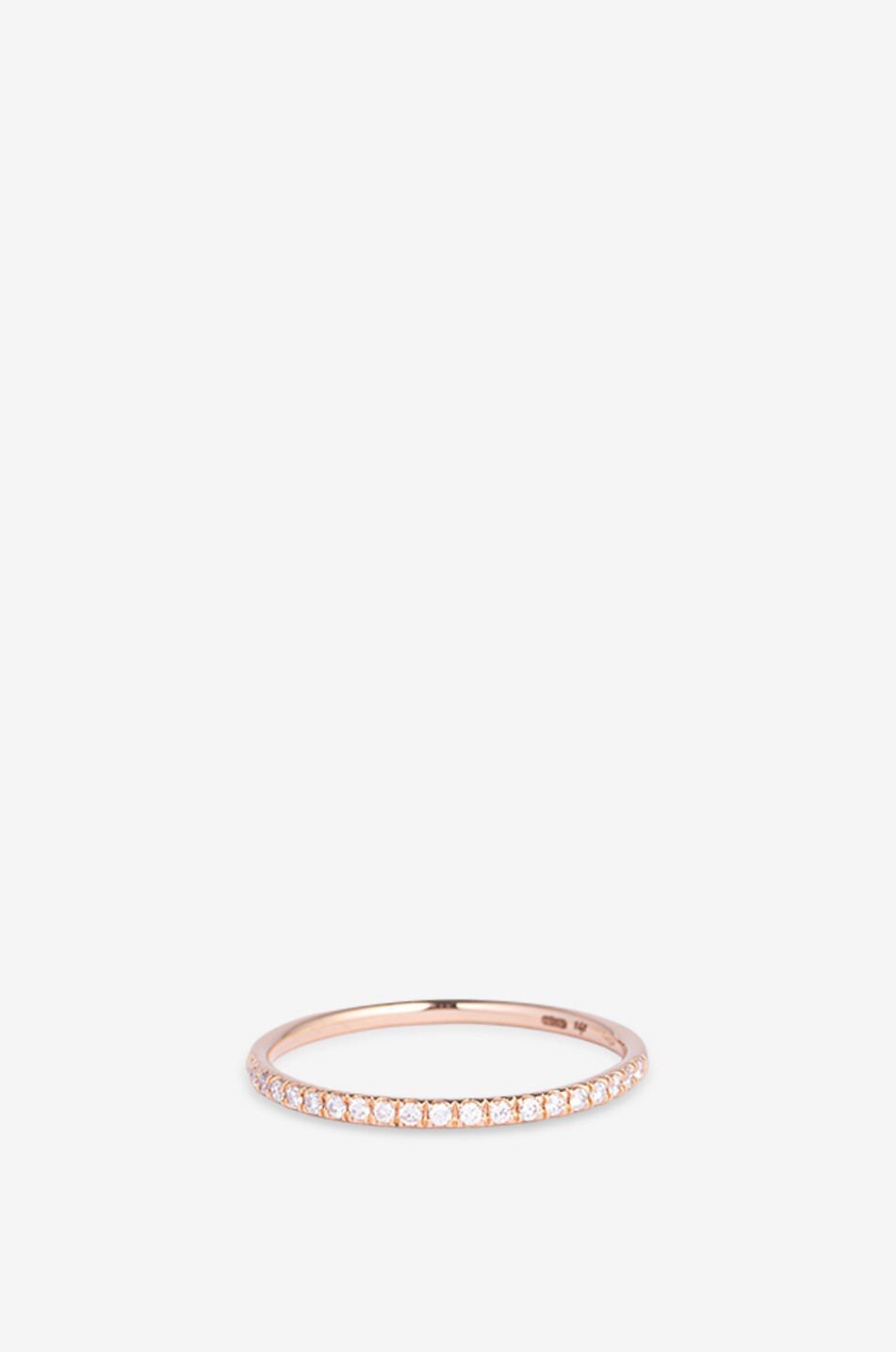 Roségoldring mit Diamanten Alliance