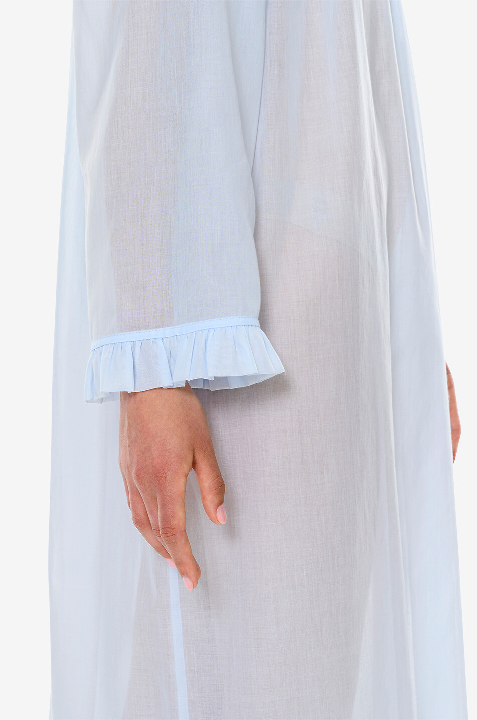 CELESTINE Chemise de nuit en coton Camilla Femme BLEU CLAIR 7