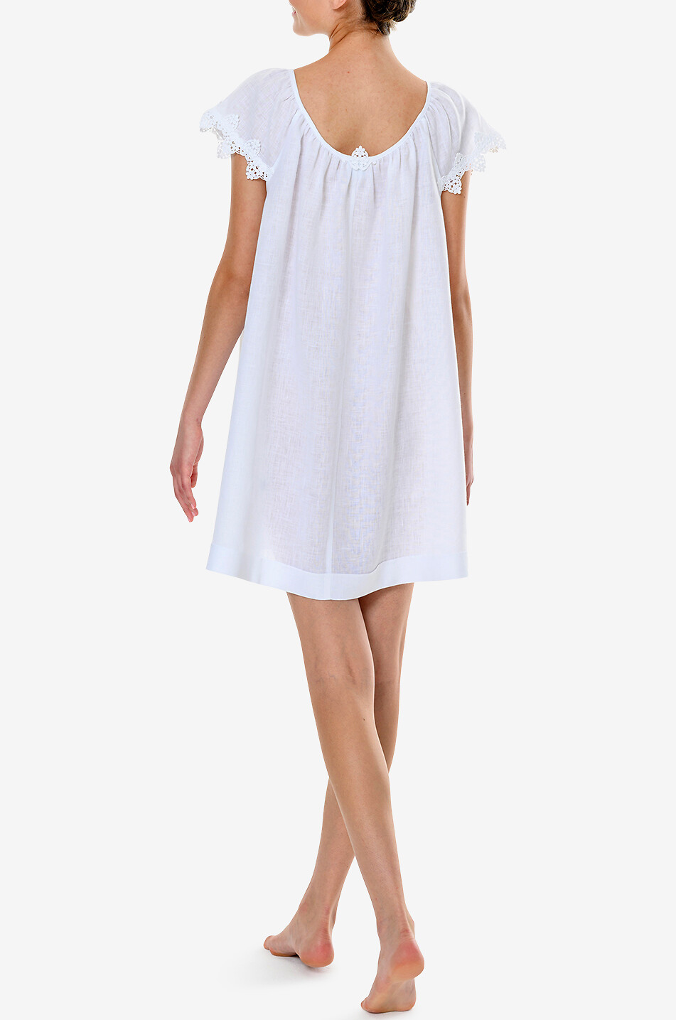 CELESTINE Nuisette en lin Gina Femme BLANC 4