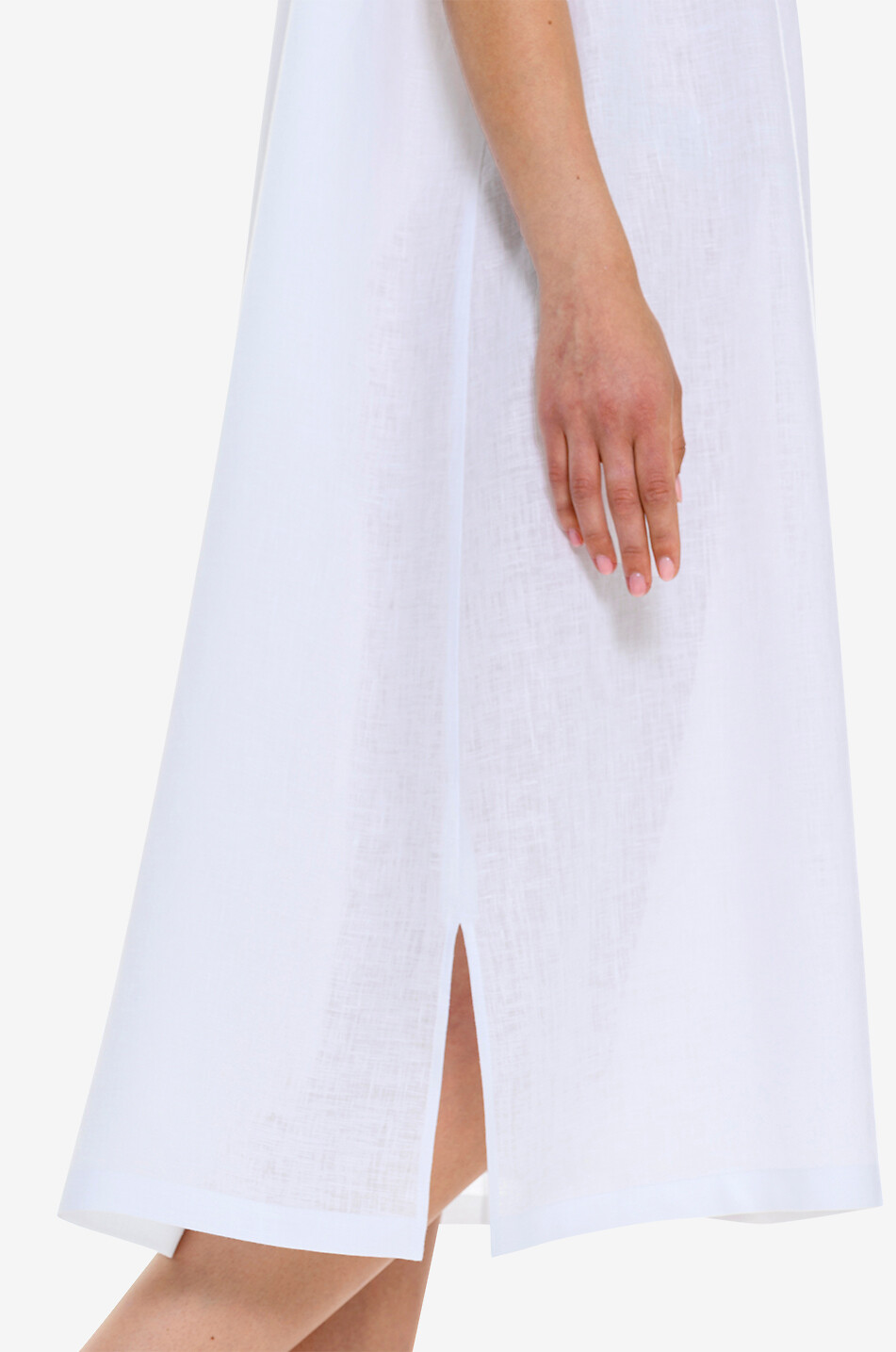 CELESTINE Gina linen nightdress Women WHITE 7